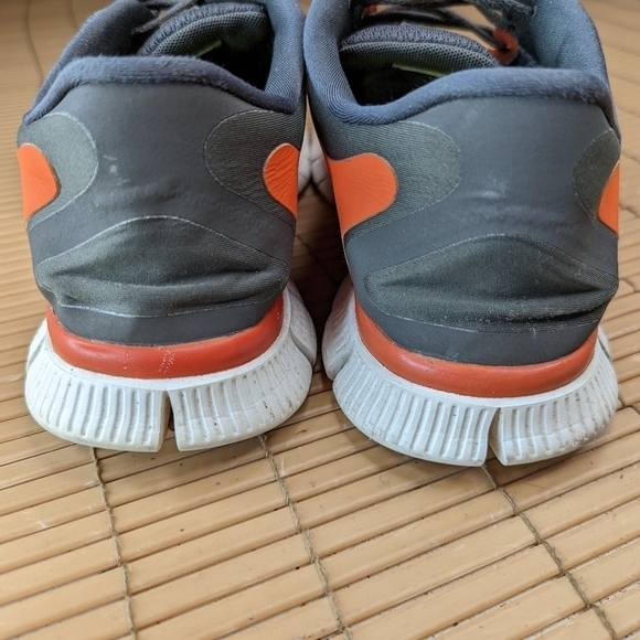 Nike Free 5.0 Men\'s Running Shoes Very Rare Orange/ Black 579959-088 Size 11.5. main image 10